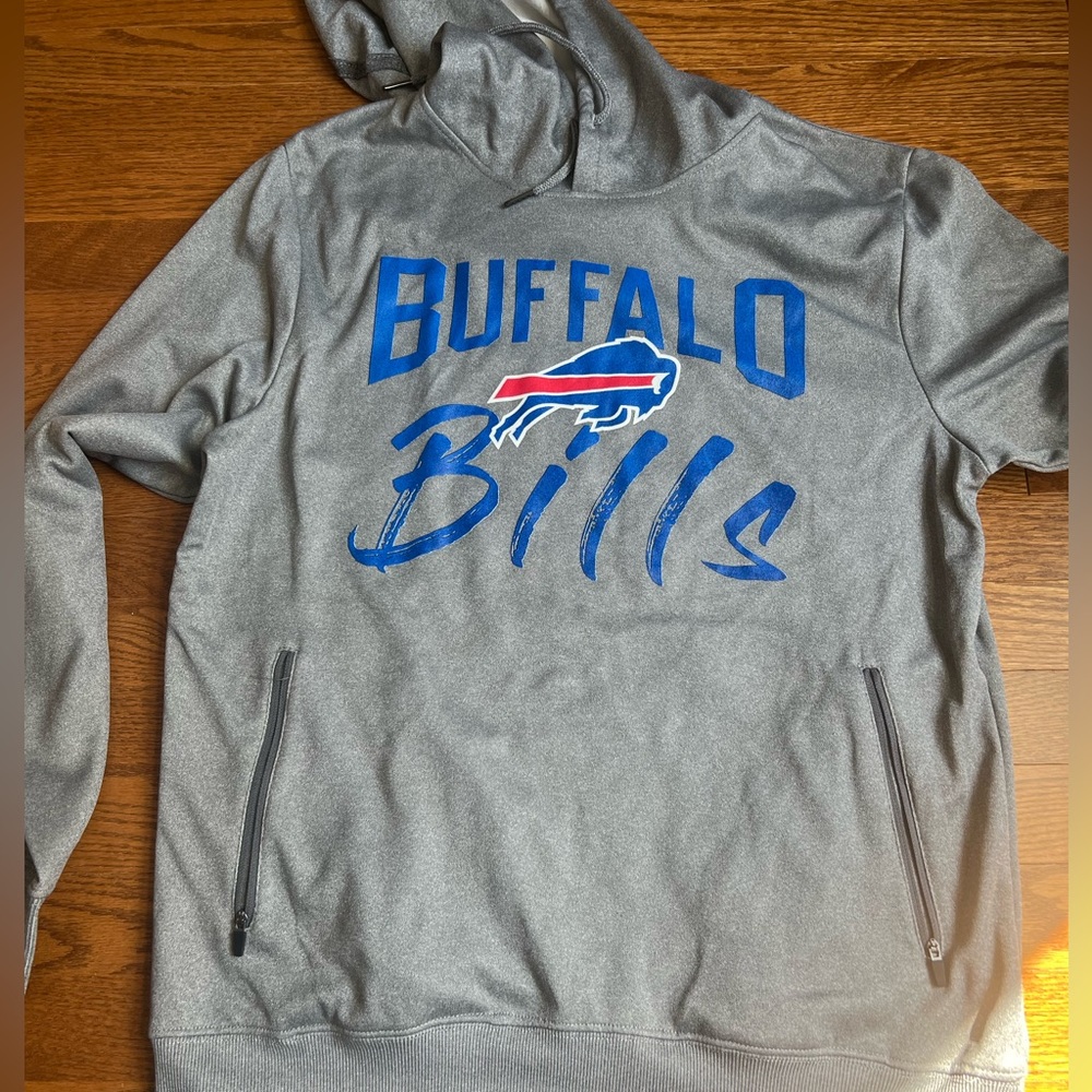 Unisex Buffalo Bills zippered pocket hoodie NEVER WORN